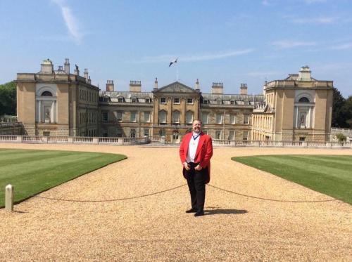 Ged at a Stately Home.